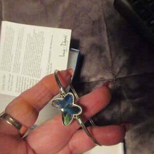 new in box luca ad danni butterfly bracelet  silver toe